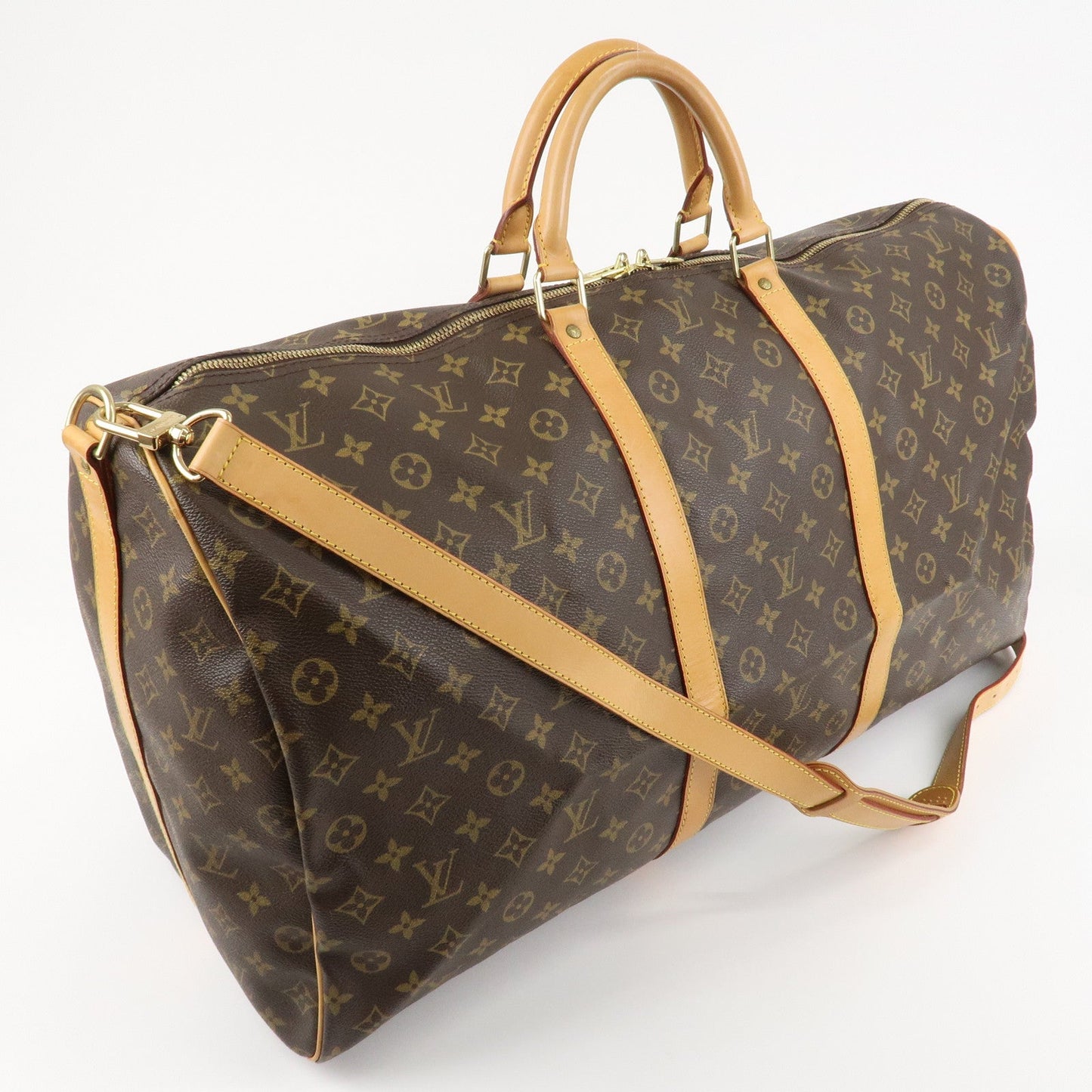 Louis Vuitton Monogram Keep All Bandouliere 60 Boston Bag M41412 d