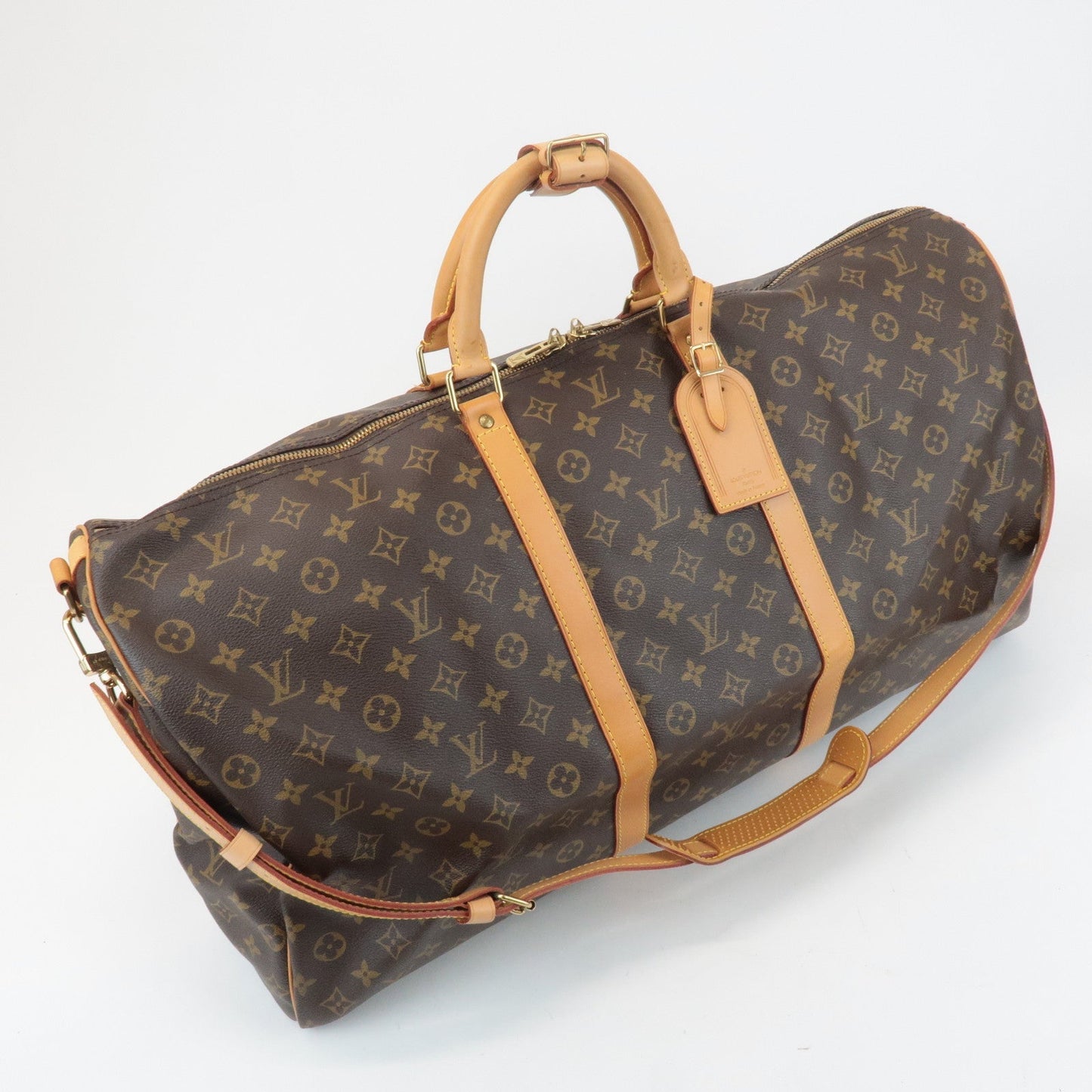 Louis Vuitton Monogram Keep All Bandouliere 60 Boston Bag M41412 d
