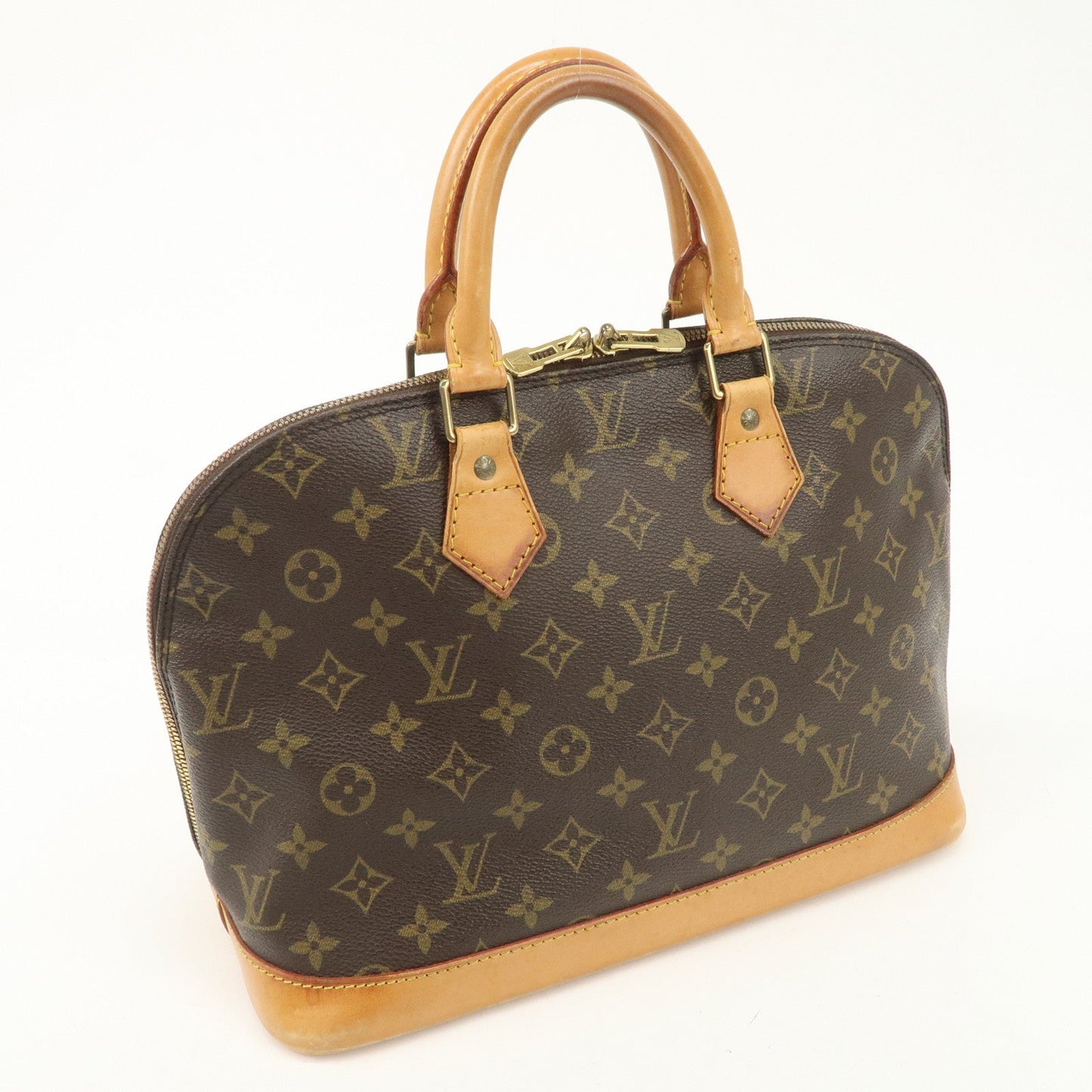 Louis Vuitton Monogram Canvas Alma Hand Bag Brown M51130 d