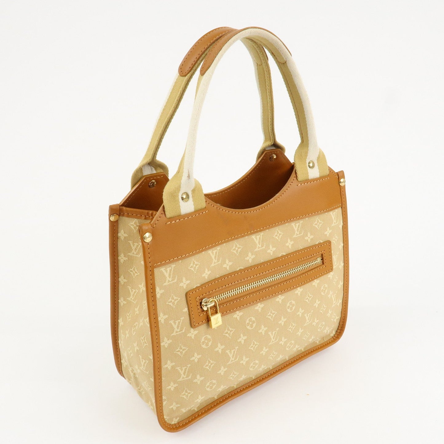 Louis Vuitton Monogram Mini Sac Catherine Hand Bag Beige M92328 d