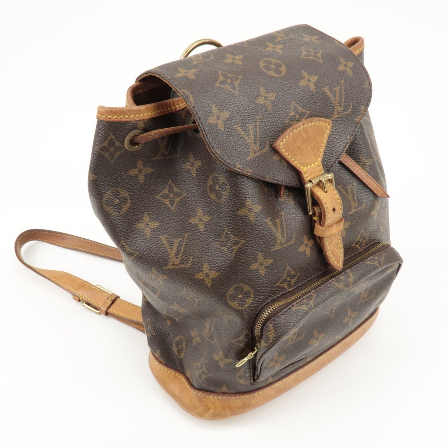 Louis Vuitton Monogram Montsouris MM Backpack Brown M51136 d