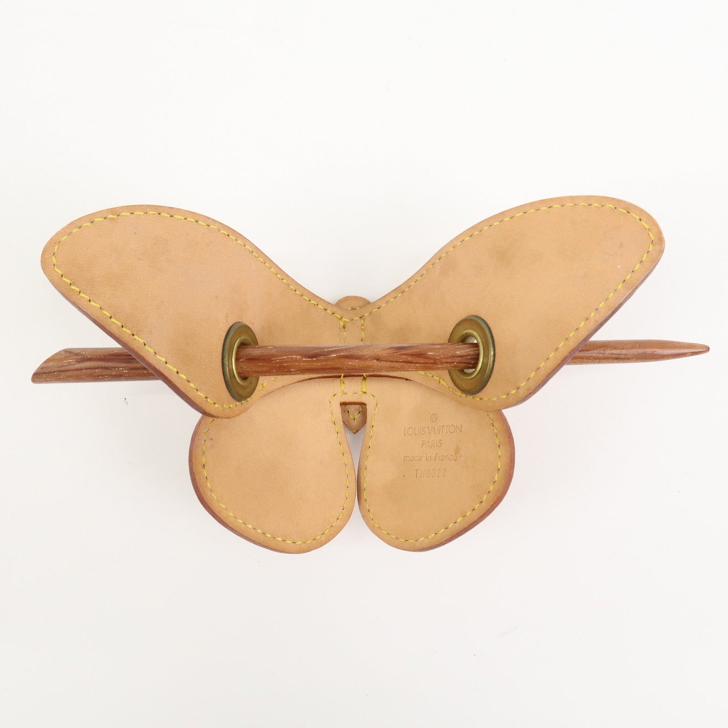 Louis Vuitton Conte de F????es Butterfly Barrette Hairpin Brown M92265