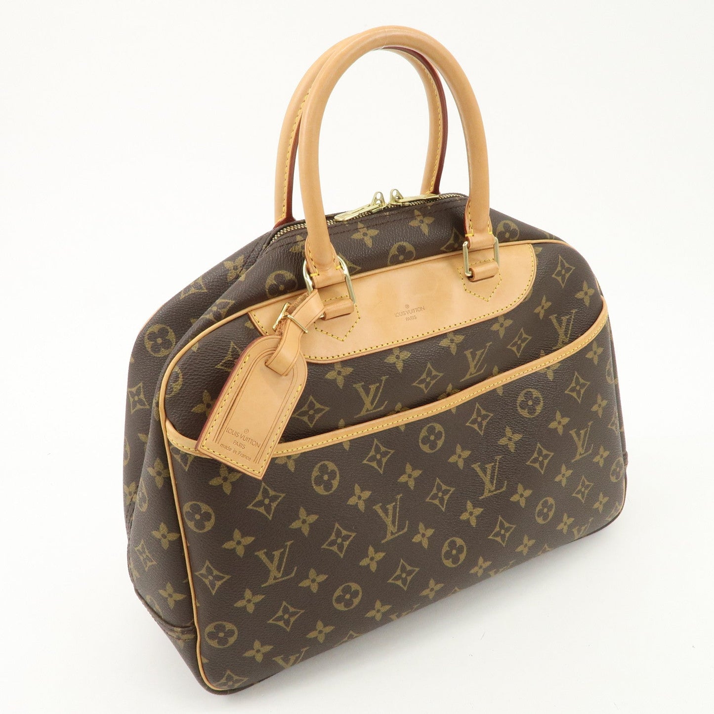 Louis Vuitton Monogram Deauville Hand Bag Brown M47270 d