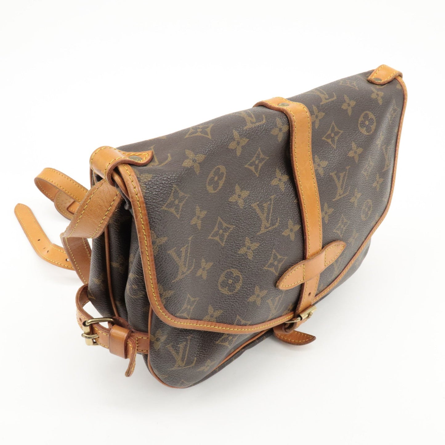 Louis Vuitton Monogram Saumur 30 Shoulder Bag Brown M42256 d