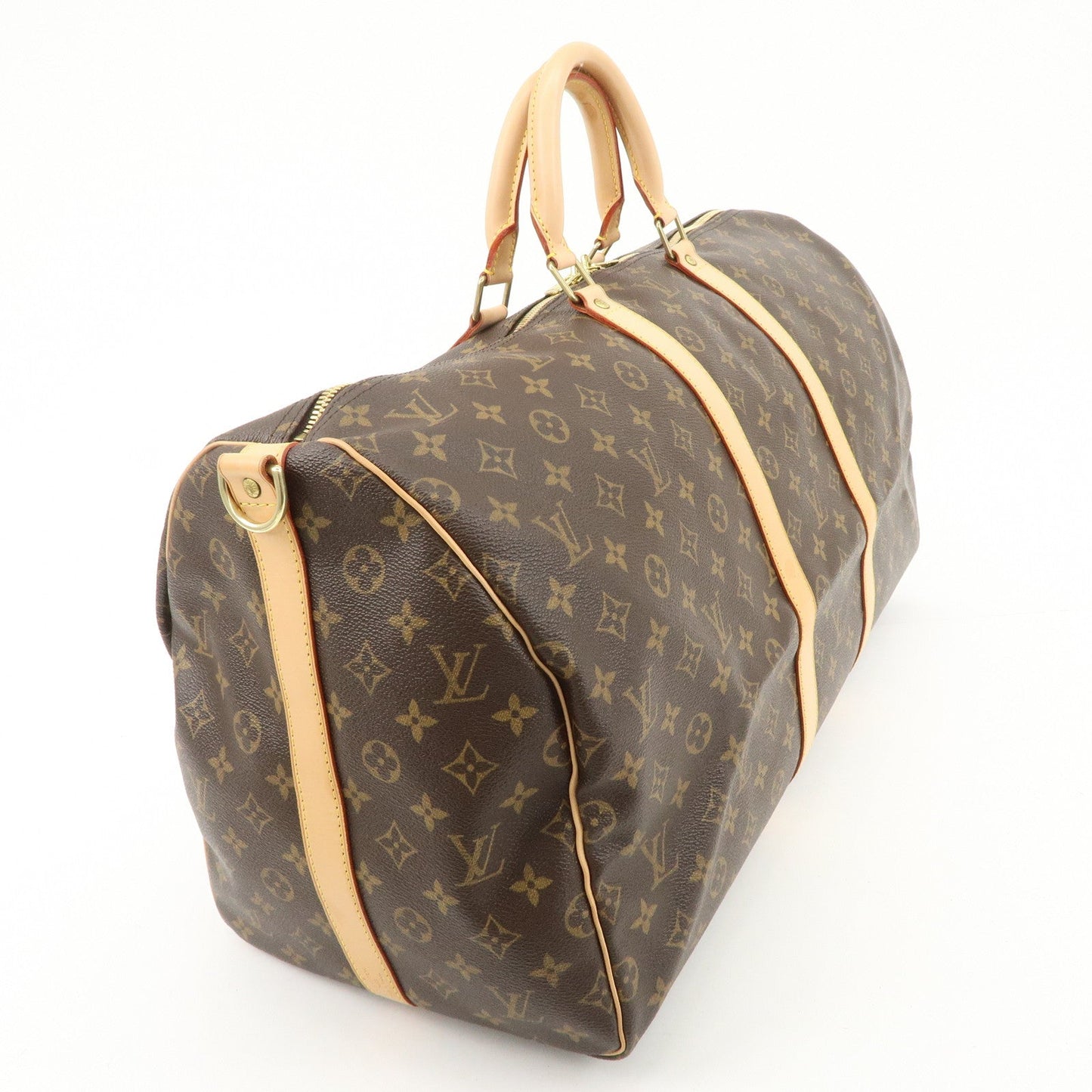 Louis Vuitton Monogram Keep All Bandouliere 55 Boston Bag M41414 d