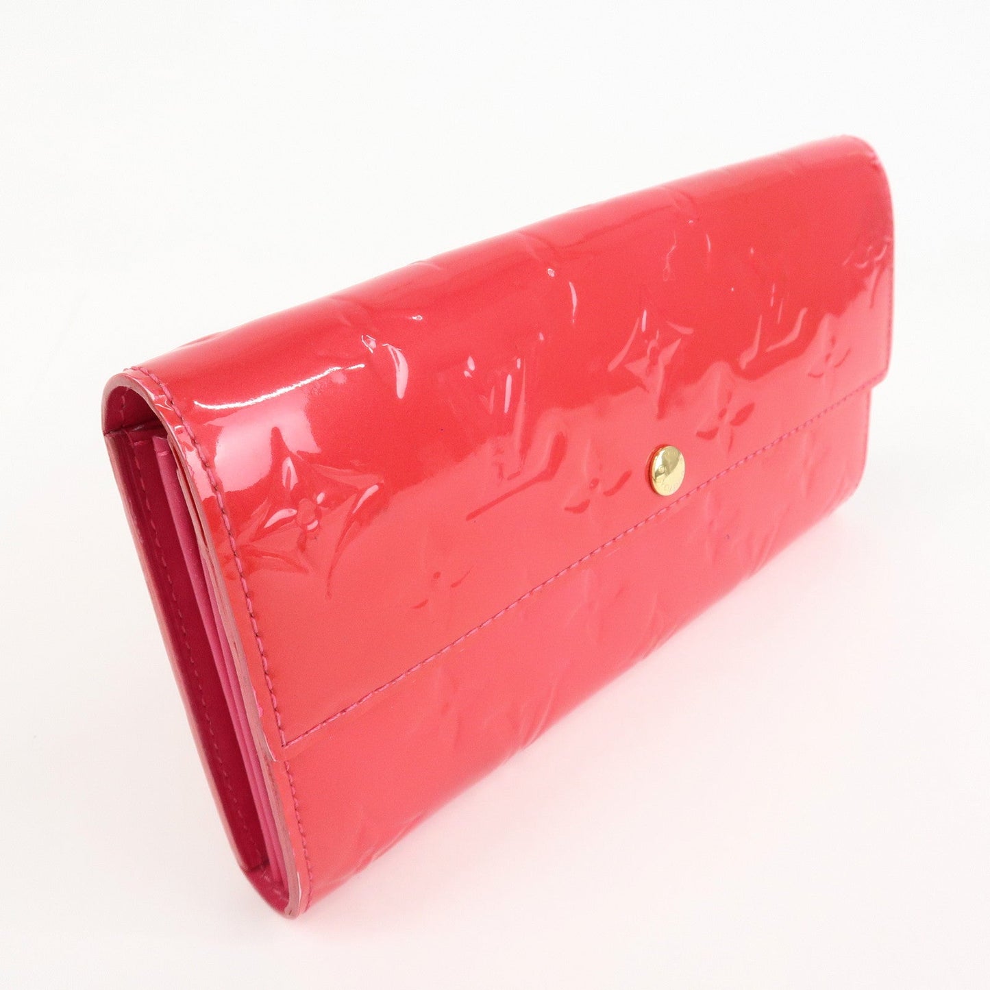 Louis Vuitton Monogram Vernis Portefeuille Sarah Long Wallet M93633 d