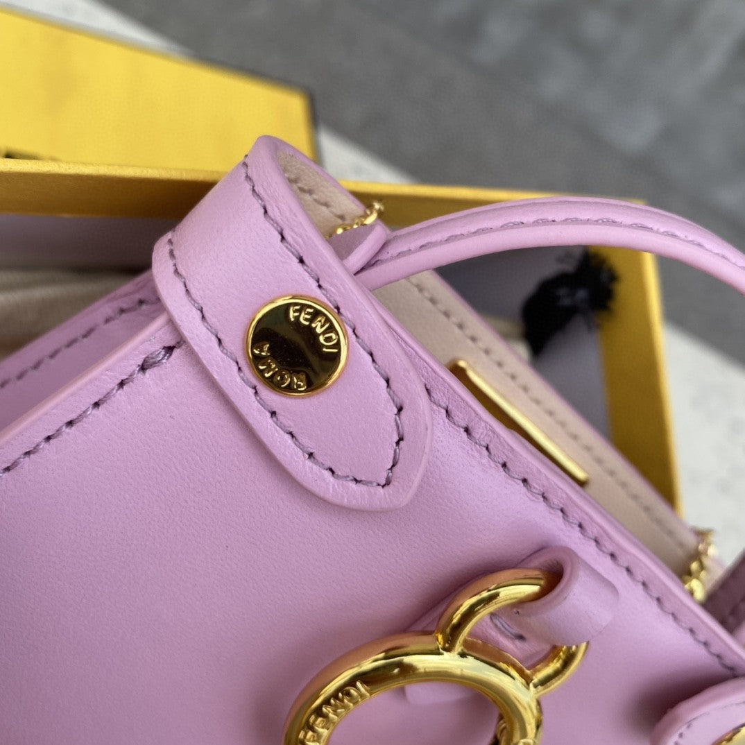 Top QualityTop Quality Nano Peekaboo Charm Crossbody Pink Bag For Woman 12cm/4.5in