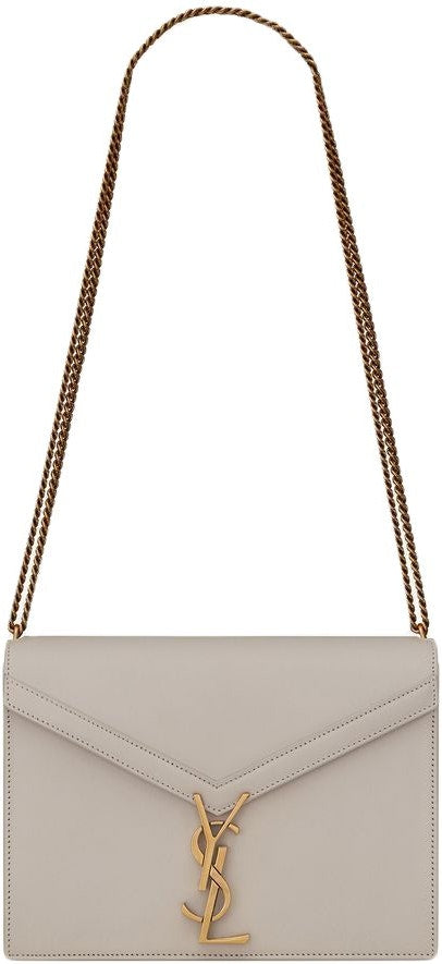 Luxury Saint Laurent Trending 2025 Women's Cassandre Logo Plaque Shoulder Bag in 9207 | 5327500SX0W9207