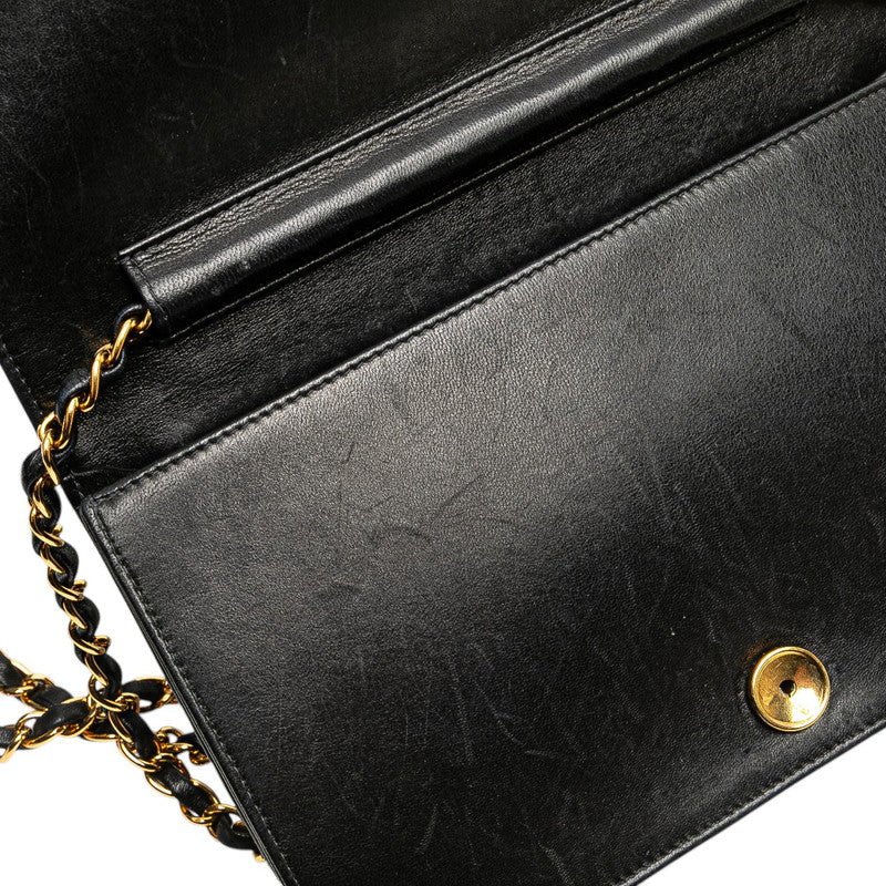 Chanel Coco Mark Full Flap Lambskin Shoulder Bag
