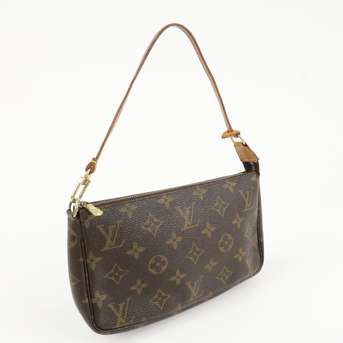 Louis Vuitton Monogram Pochette Accessoires Hand Bag Brown M51980 d