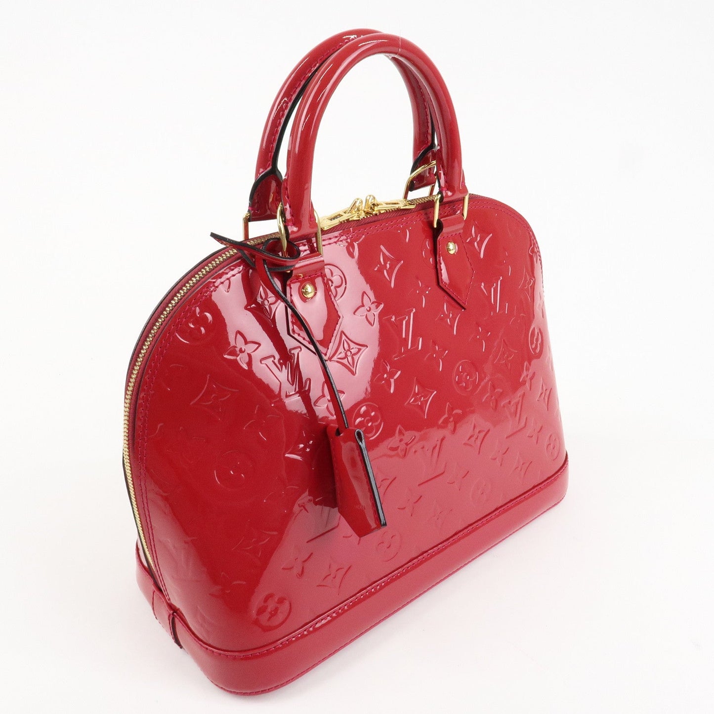 Louis Vuitton Monogram Vernis Alma PM Hand Bag Red M91693 d