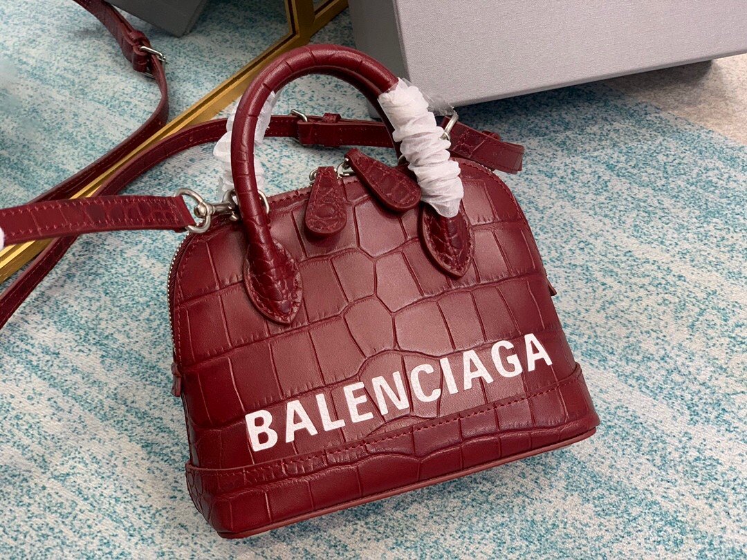 Top Quality Ville Mini Handbag In Dark Red, For Women, Bags 4.7in/12cm