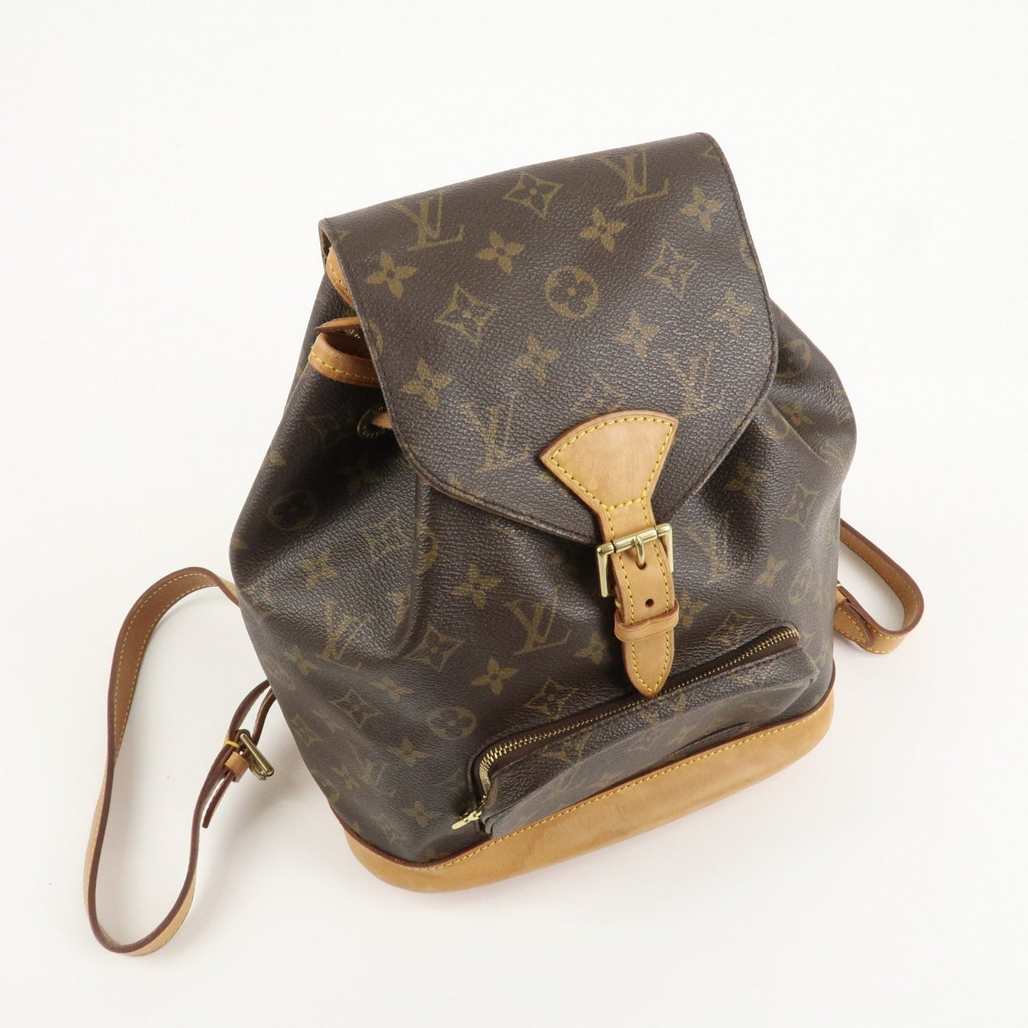 Louis Vuitton Monogram Canvas Montsouris MM Backpack Brown M51136 d