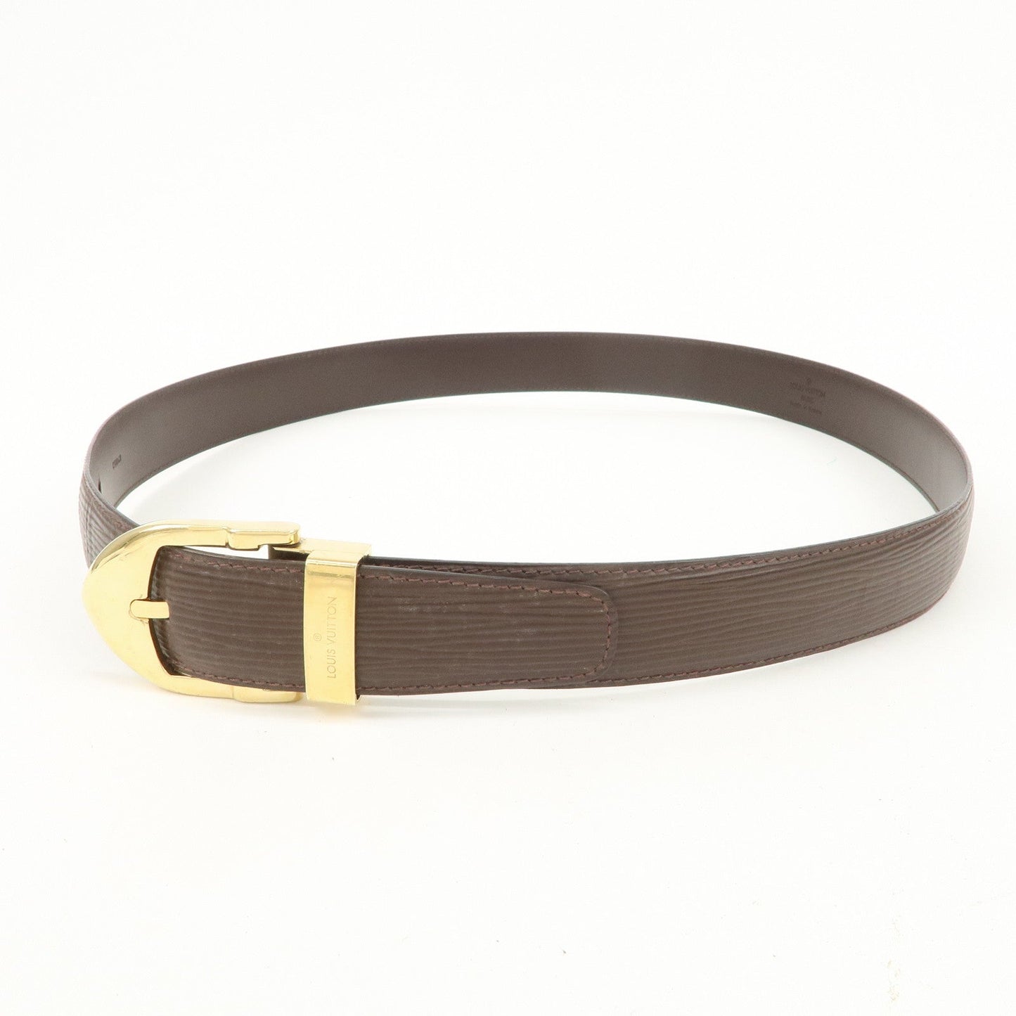 Louis Vuitton Epi Leather Ceinture Classic Belt Brown M6832
