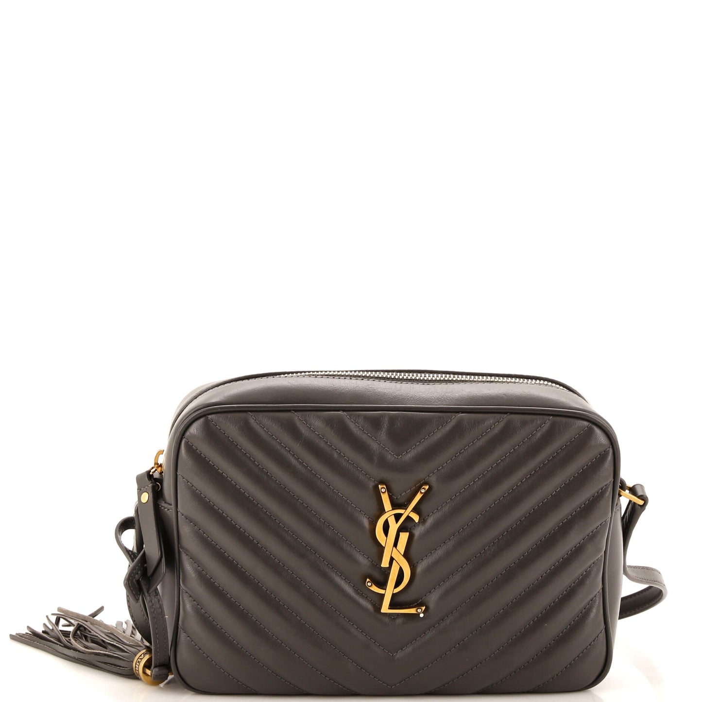Luxury Saint Laurent Trending 2025 Lou Camera Bag Matelasse Chevron Leather Small