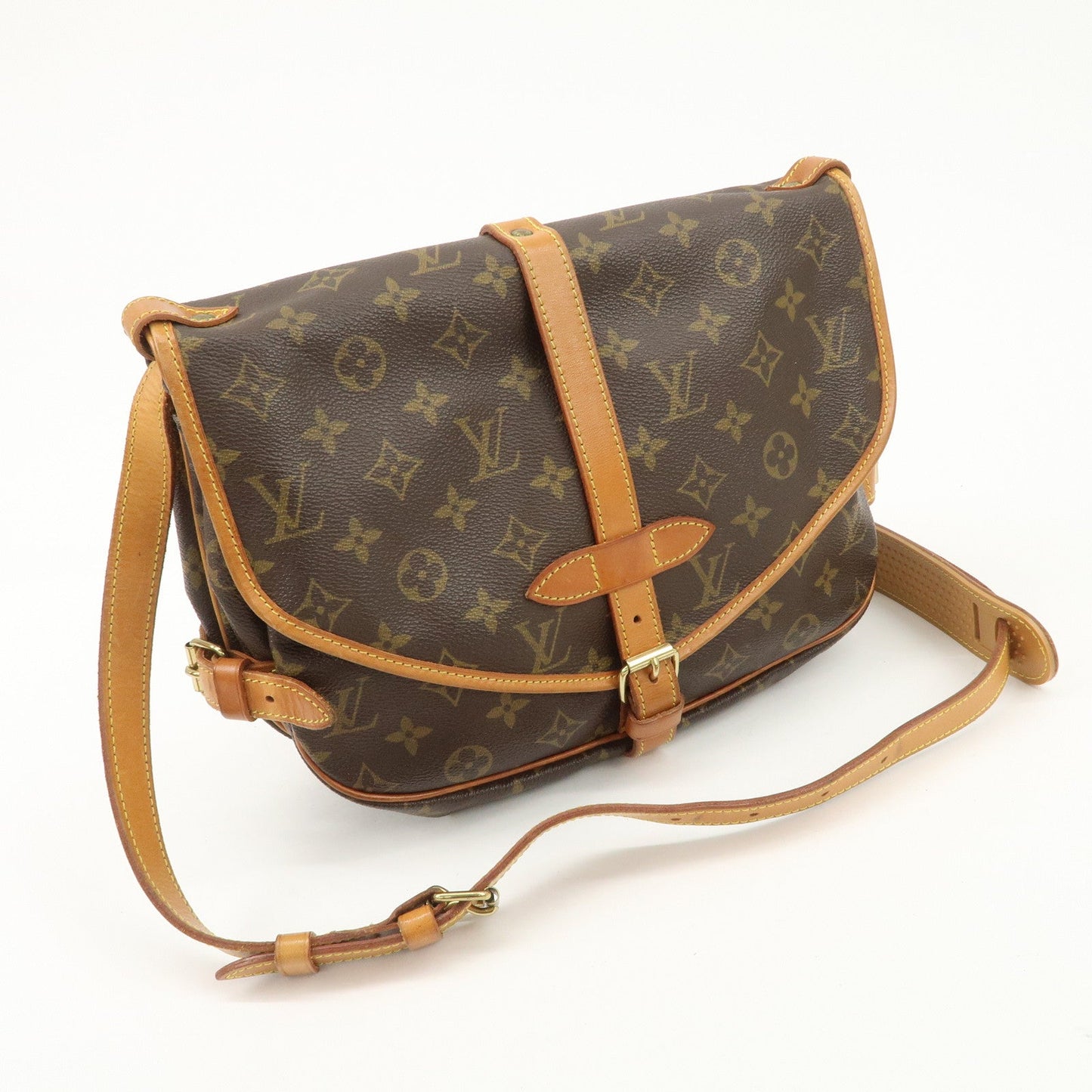 Louis Vuitton Monogram Saumur 30 Shoulder Bag Brown M42256 d