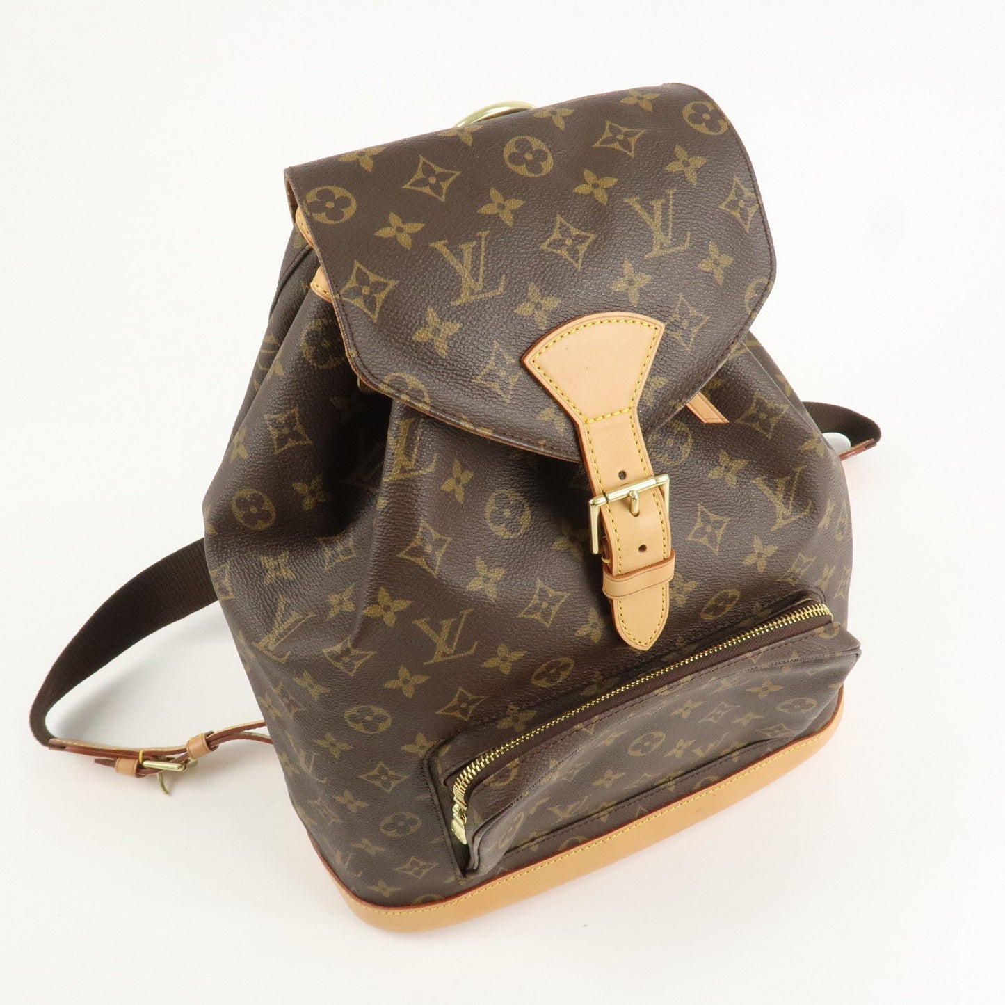 Louis Vuitton Monogram Montsouris GM Backpack Brown M51135 d