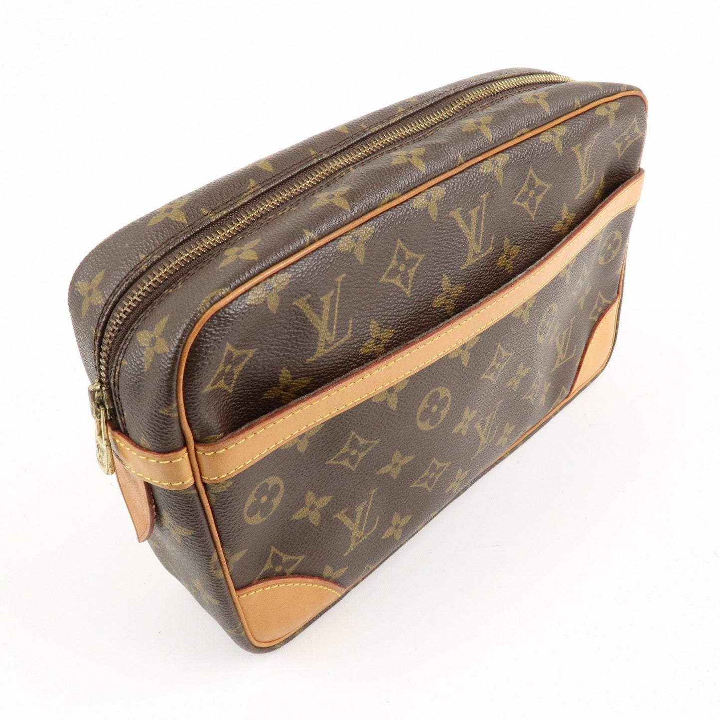 Louis Vuitton Monogram Compiegne 28 Pouch Clutch Bag M51845 d