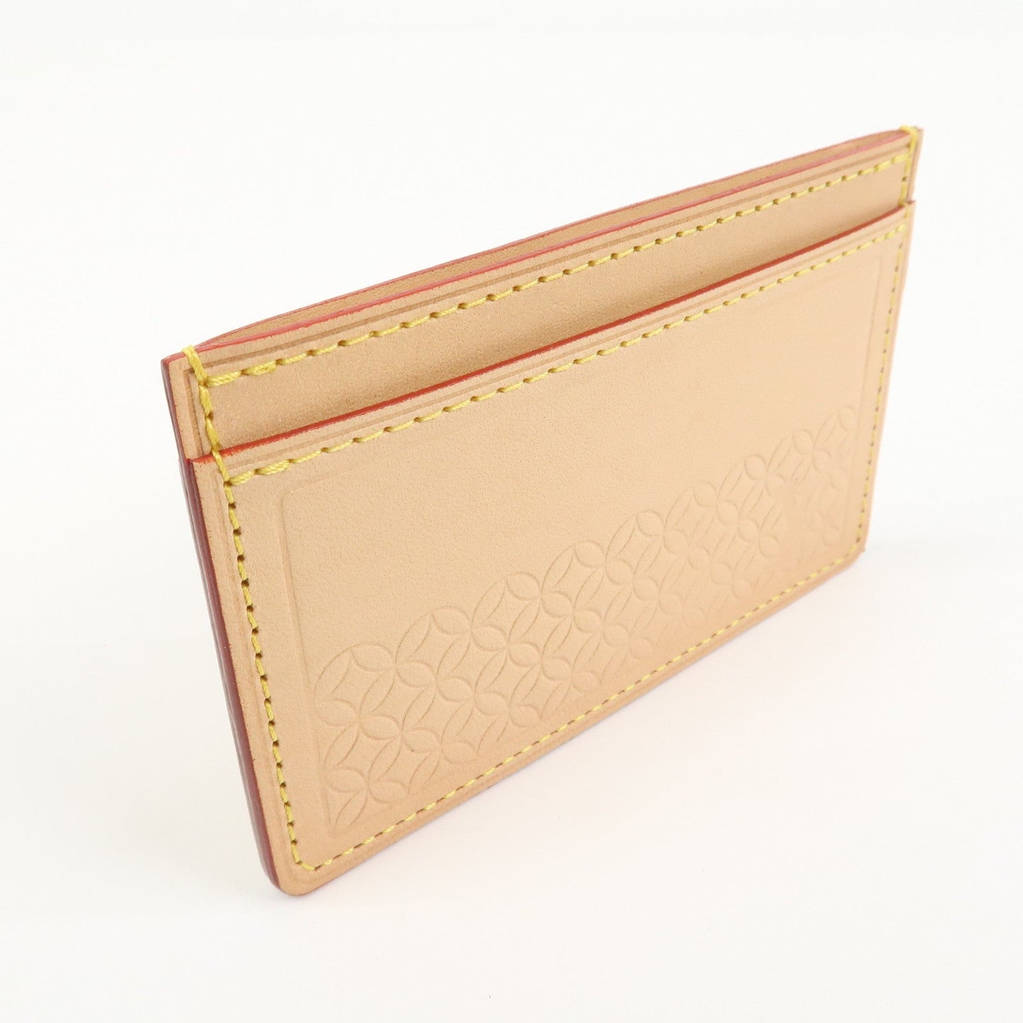 Louis Vuitton Nume Leather Card Case Card Holder Natural