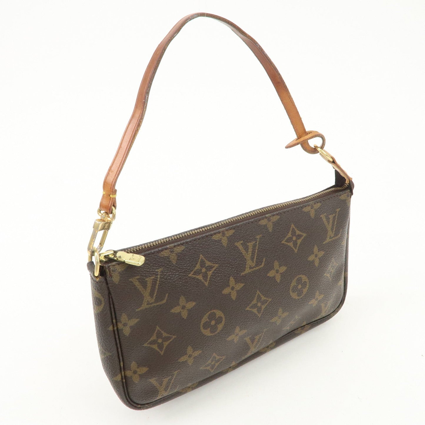 Louis Vuitton Monogram Pochette Accessoires Hand Bag Brown M51980 d