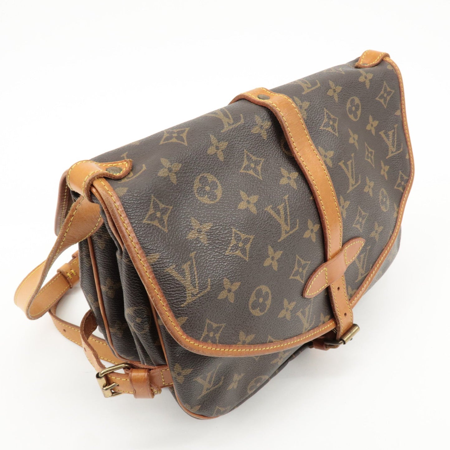 Louis Vuitton Monogram Saumur 30 Shoulder Bag Brown M42256 d
