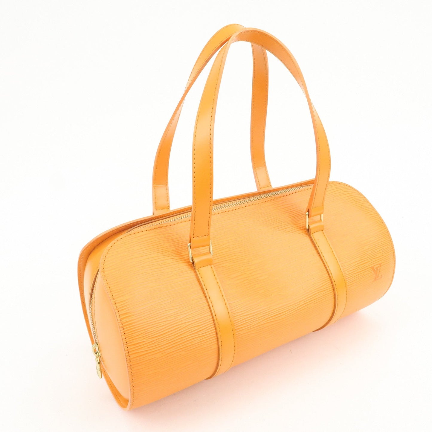 Louis Vuitton Epi Soufflot Hand Bag Mandarin Orange M5222H