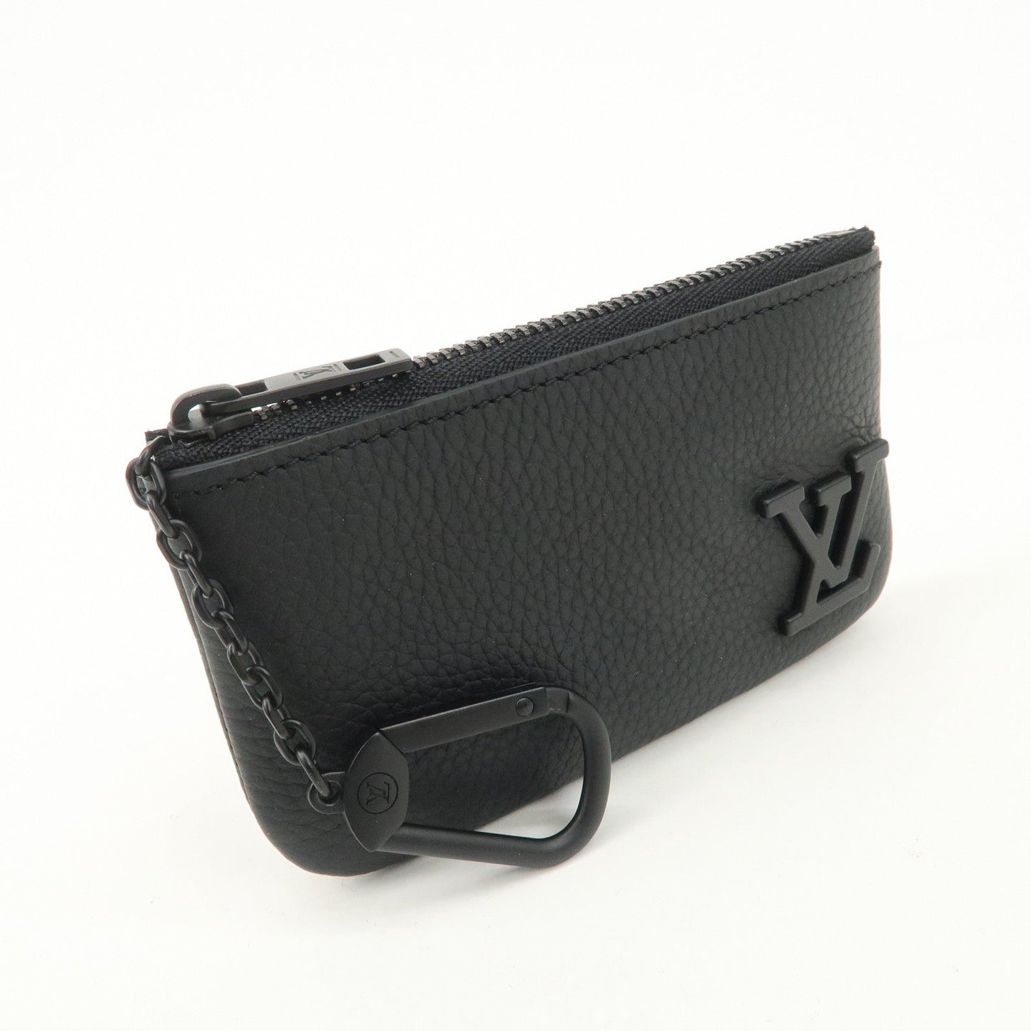 Louis Vuitton Aerogram Pochette Cles Coin Case Noir Black M81031 d