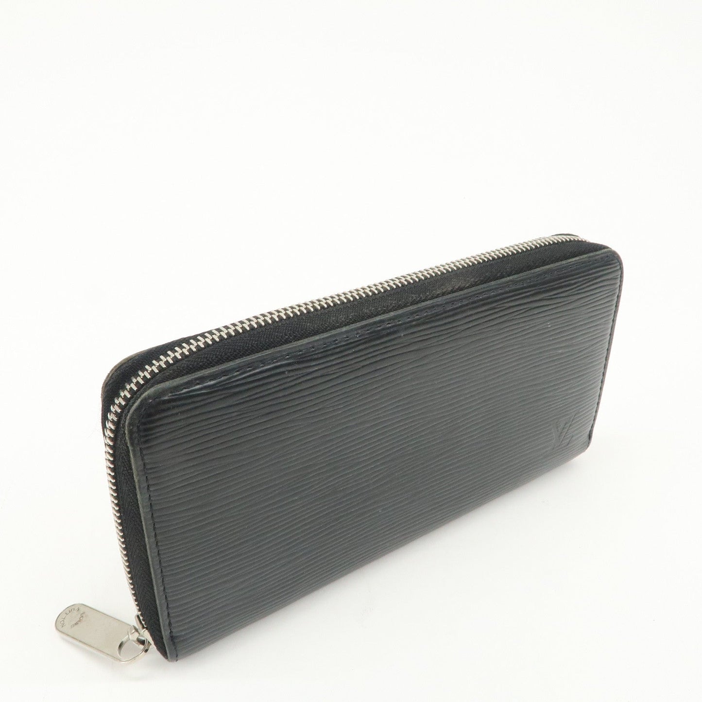 Louis Vuitton Epi leather Round Zippy Long Wallet Noir M60072