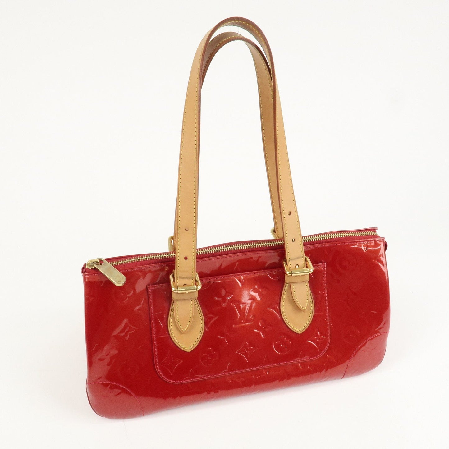 Louis Vuitton Vernis Rosewood Avenue Hand Bag Pomme D'Amour M93507 d