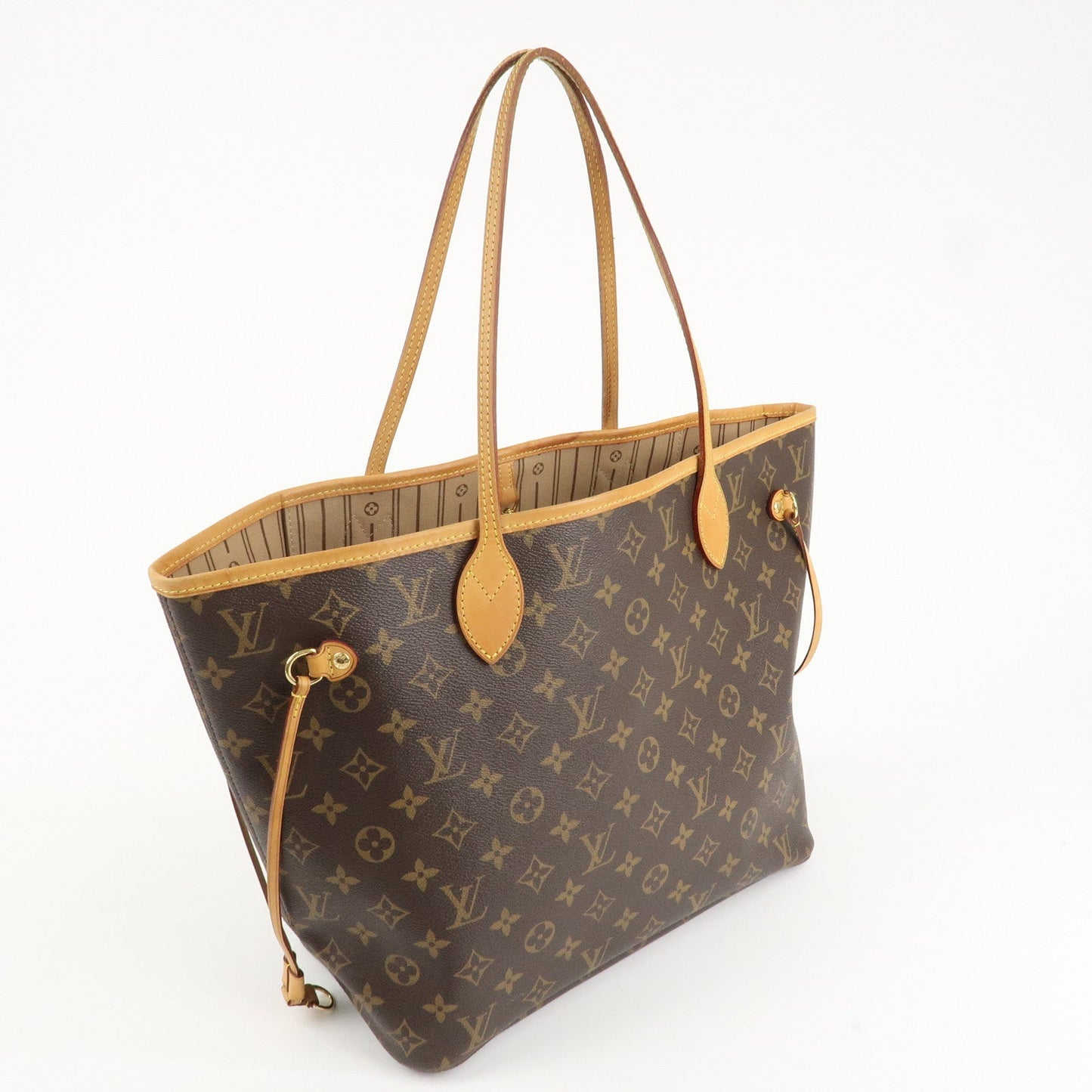 Louis Vuitton Monogram Neverfull MM Tote Bag Brown M40156 d