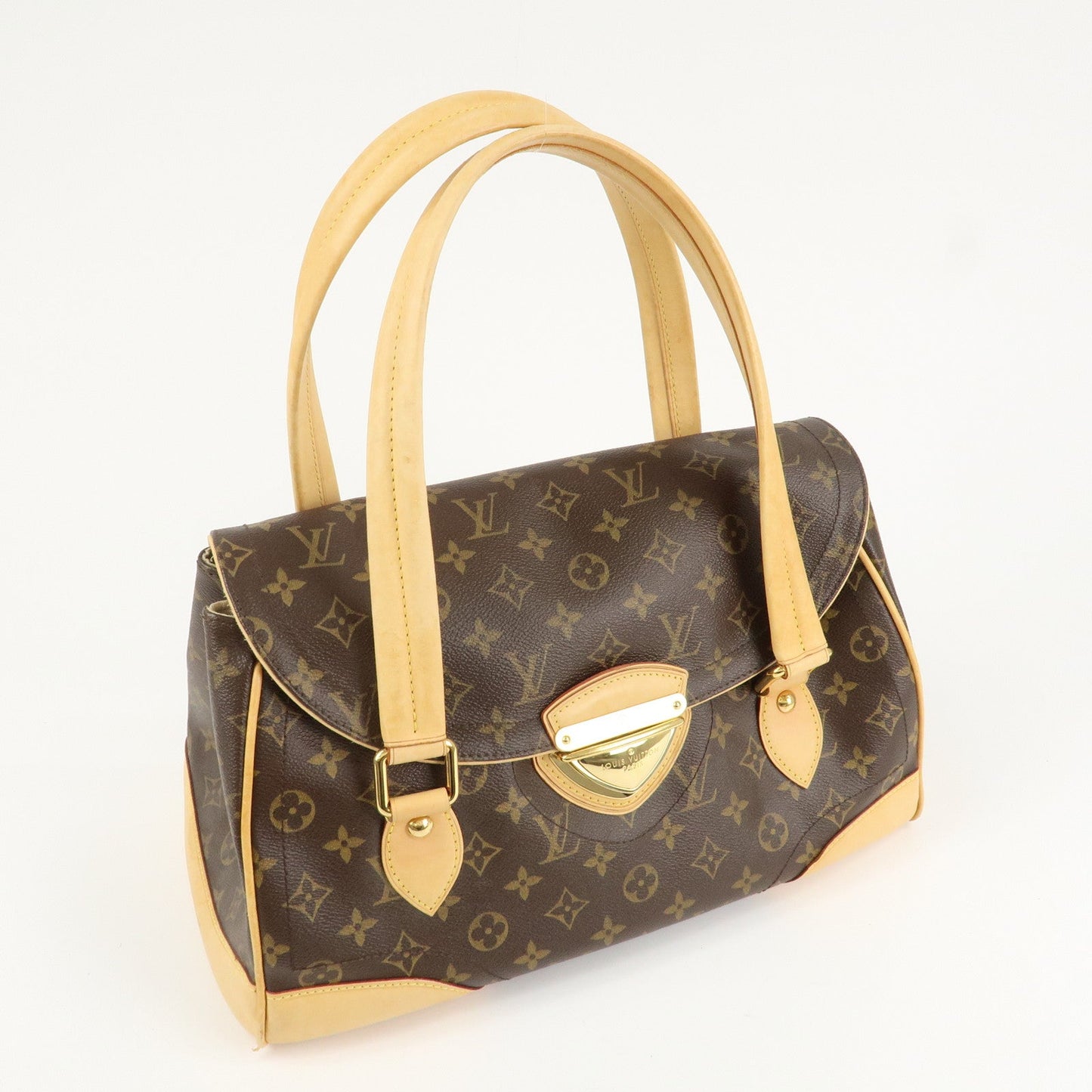 Louis Vuitton Monogram Beverly GM Hand Bag Brown M40120 d