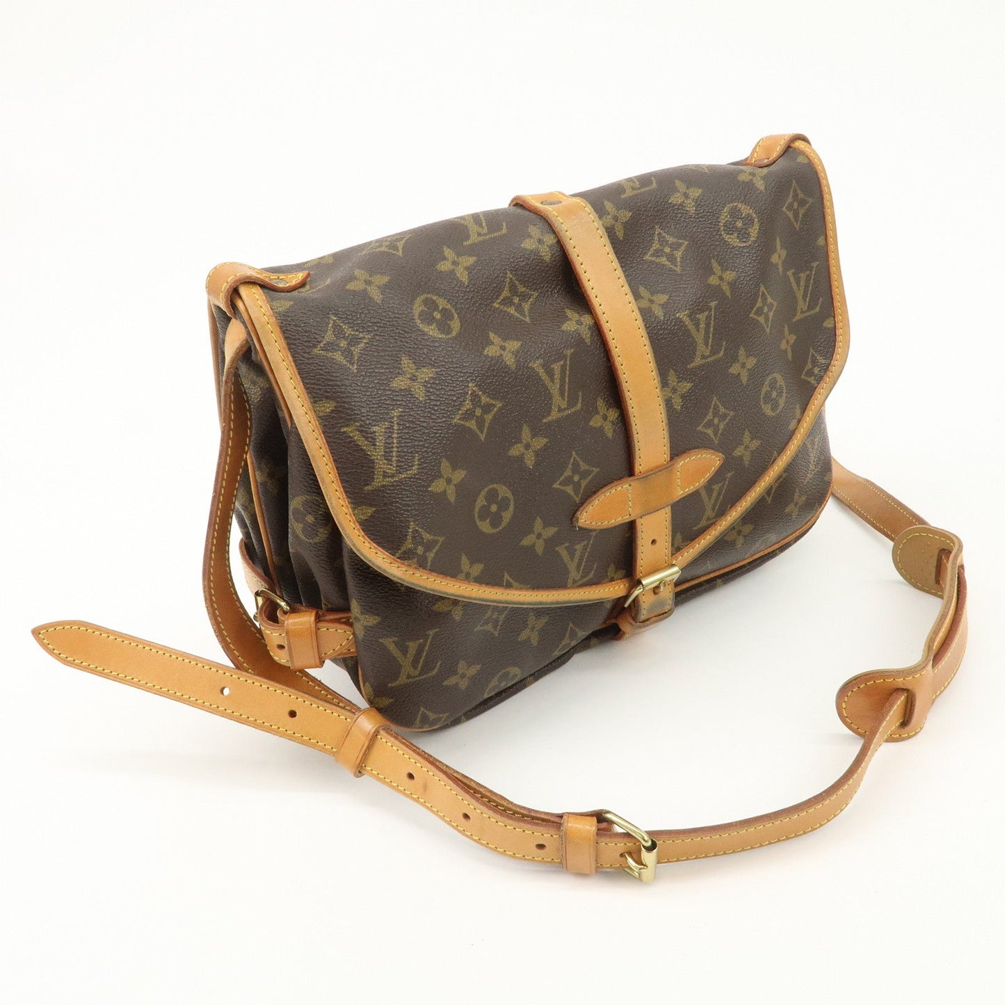 Louis Vuitton Monogram Saumur 30 Shoulder Bag Brown M42256 d