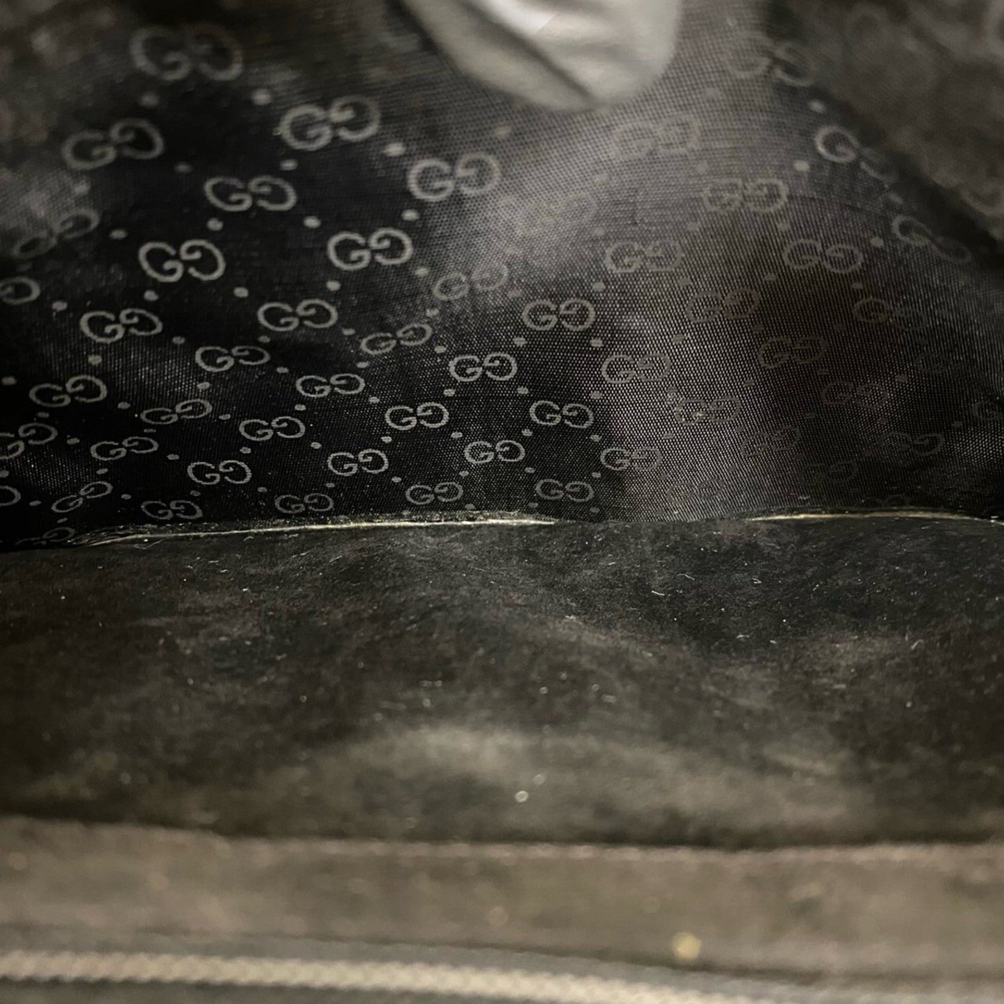 Gucci Black Leather Pochette Shoulder Bag ( )