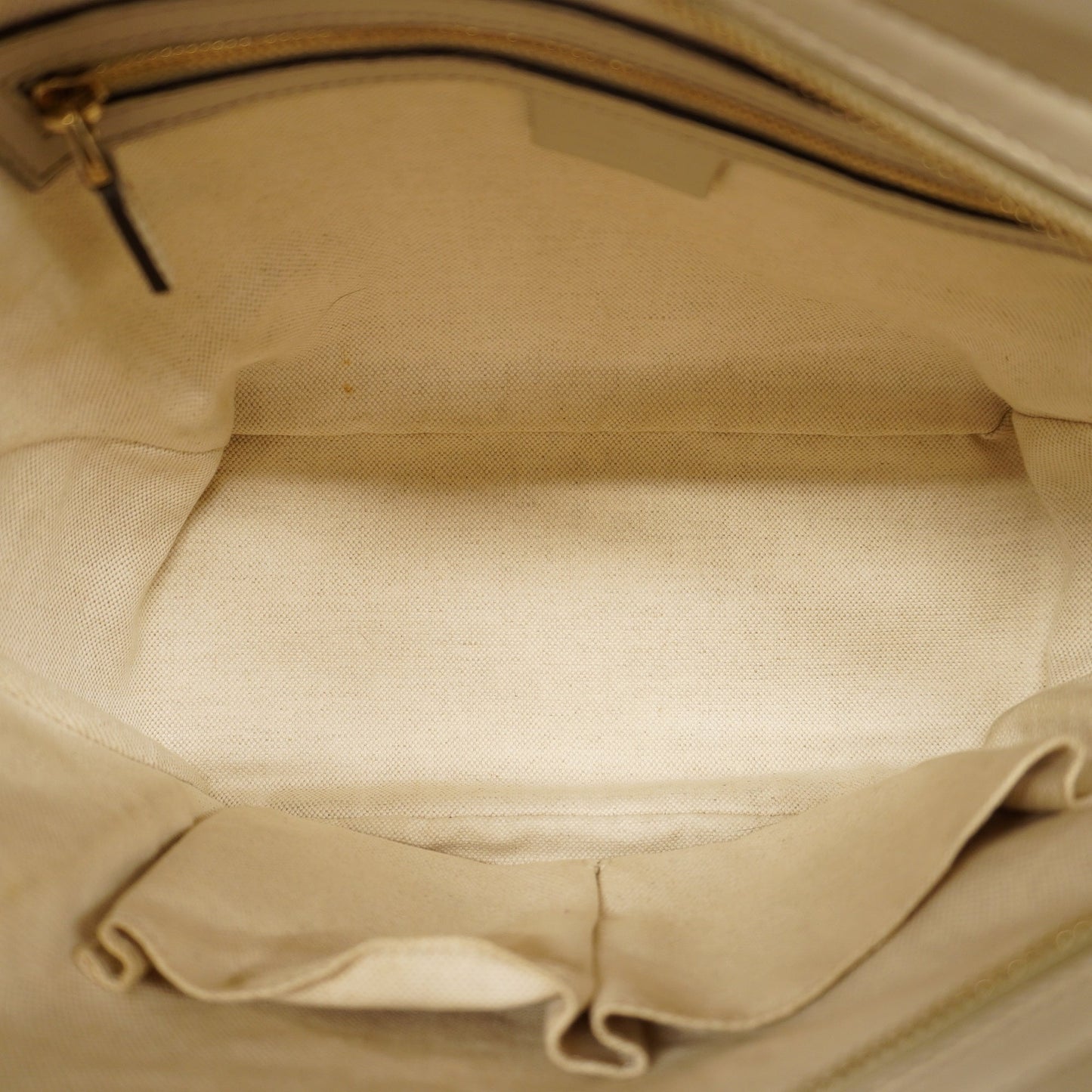 GUCCI ssima Tote Bag Shima 353119 Women's Leather Tote Bag Ivory