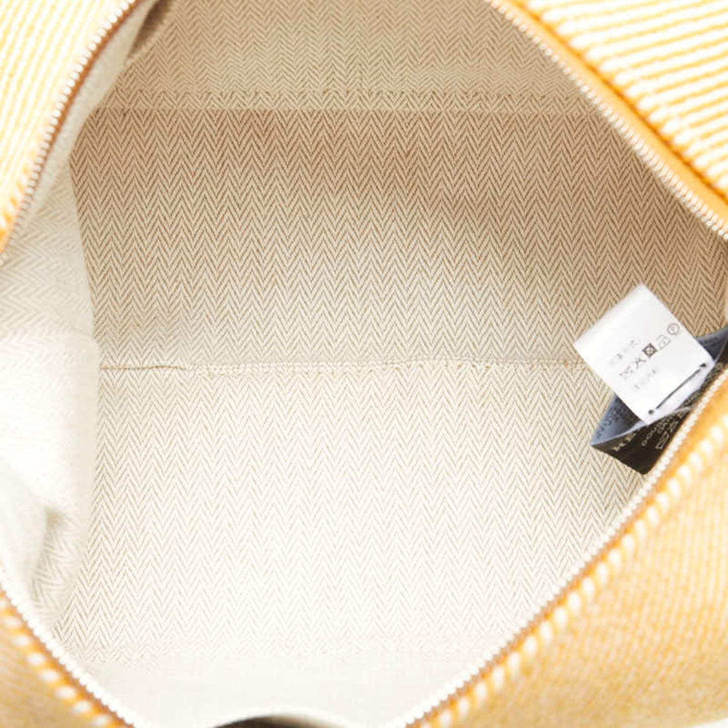 Hermes Orange Wool Cotton Handbag Pouch ( )