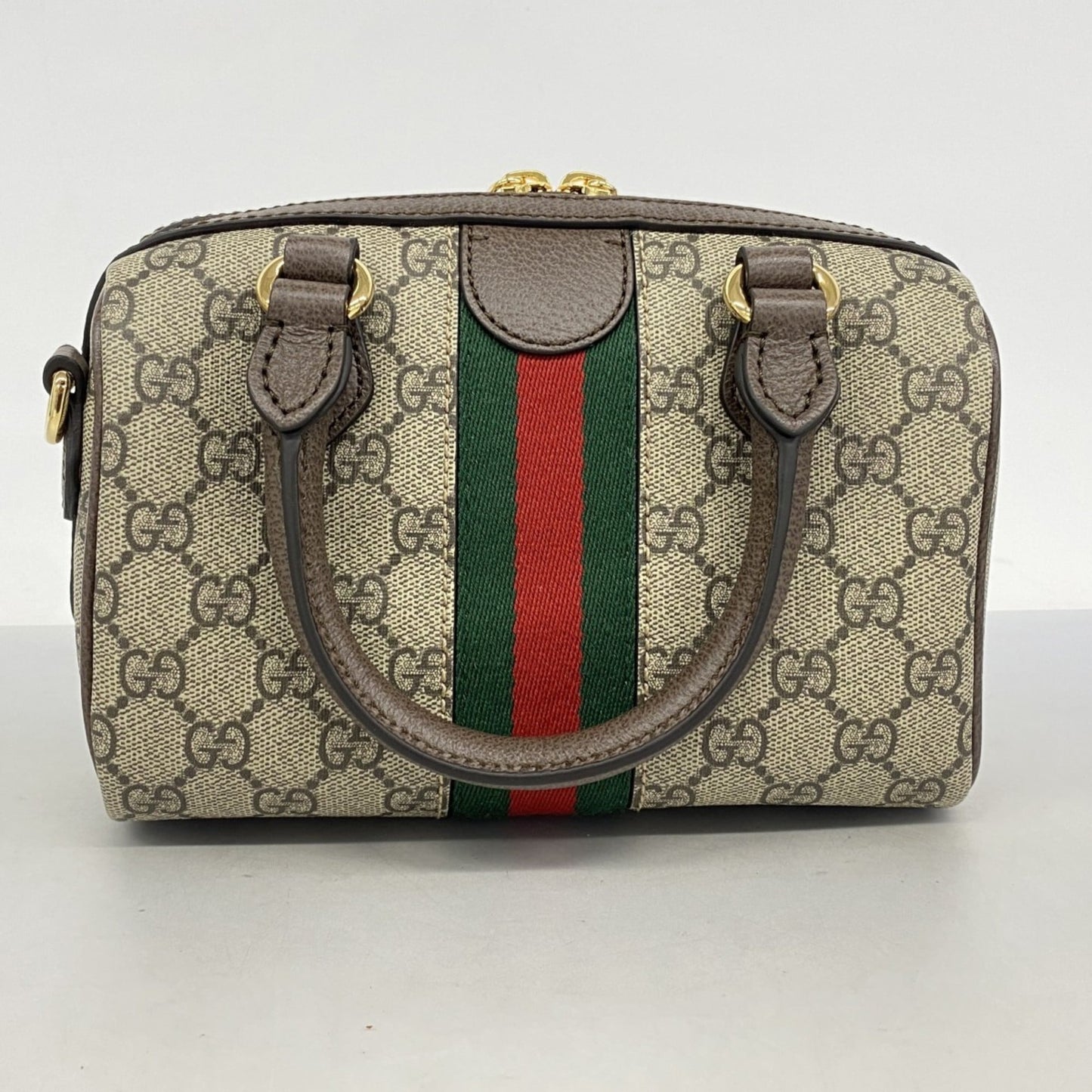 Gucci Brown Pvc Handbag ( )