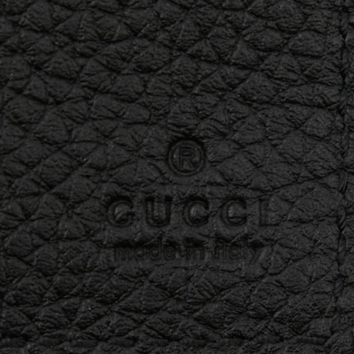 Gucci Black Leather Money Clip ( )
