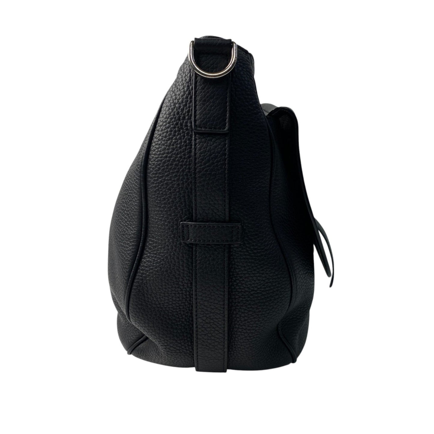 Christian Dior Black Leather Handbag Shoulder Bag ()