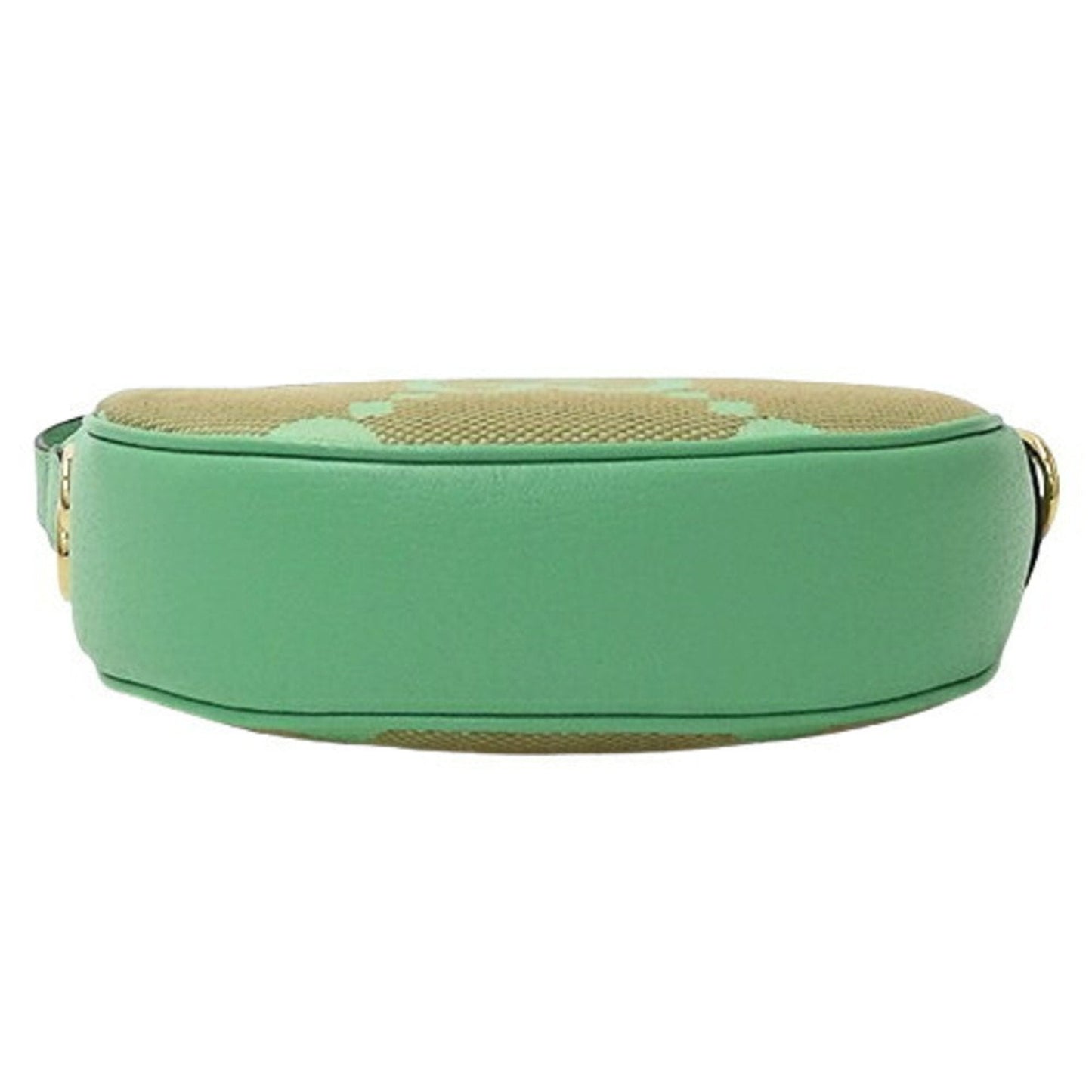 Gucci Gg Canvas Beige Green Gg Canvas Handbag Shoulder Bag ( )