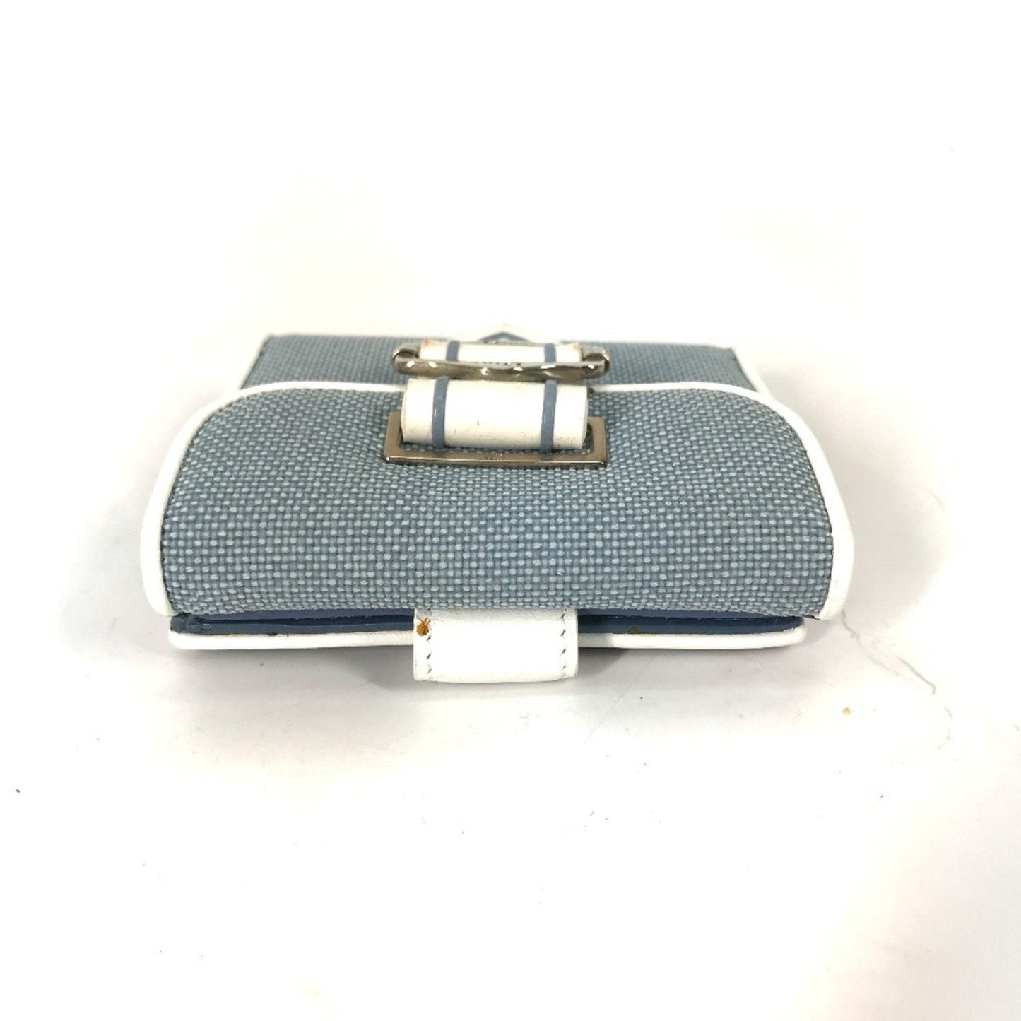 Christian Dior Blue Canvas Wallet (Bi-Fold) ()