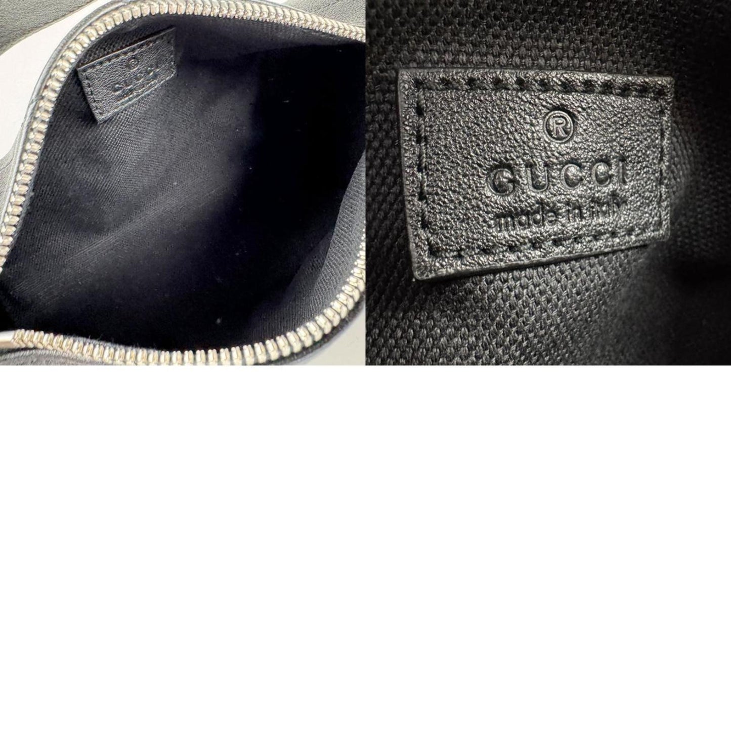 Gucci Black Leather Handbag ( )