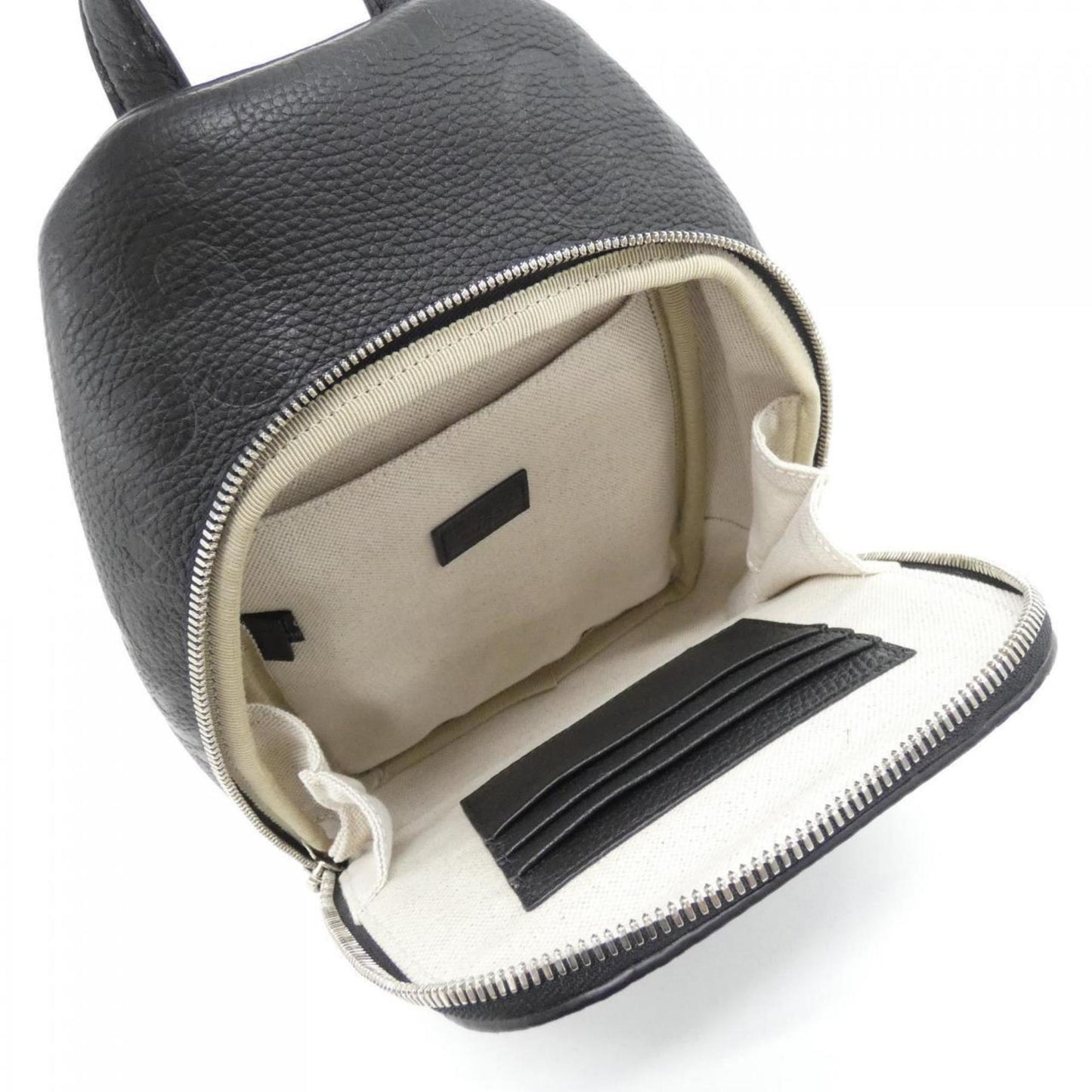 Gucci Black Gg Leather Shoulder Bag ( )