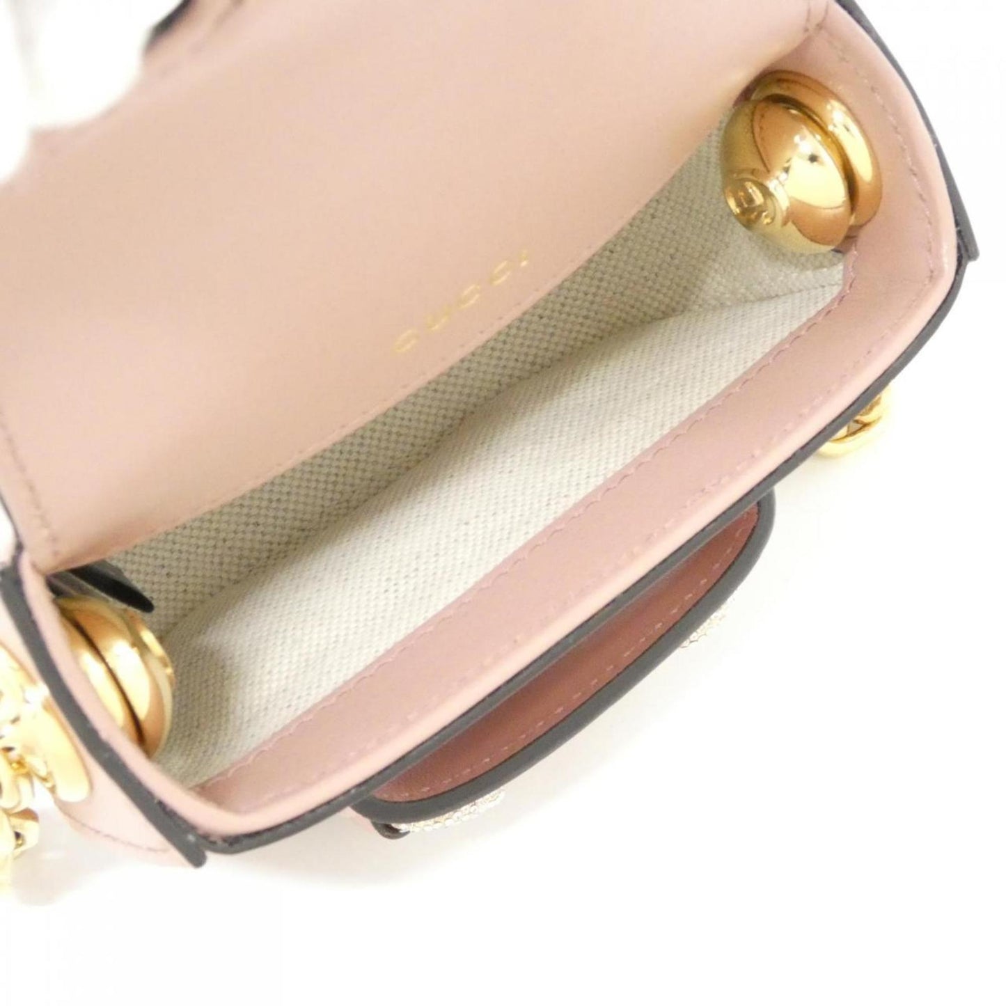 Gucci Dusty Pink Leather Shoulder Bag ( )
