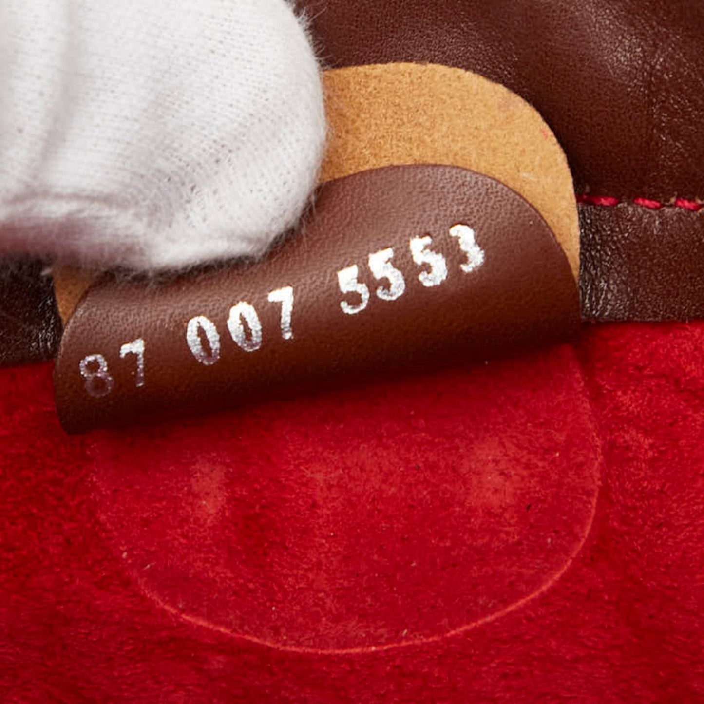 Gucci Red Brown Leather Shoulder Bag ( )