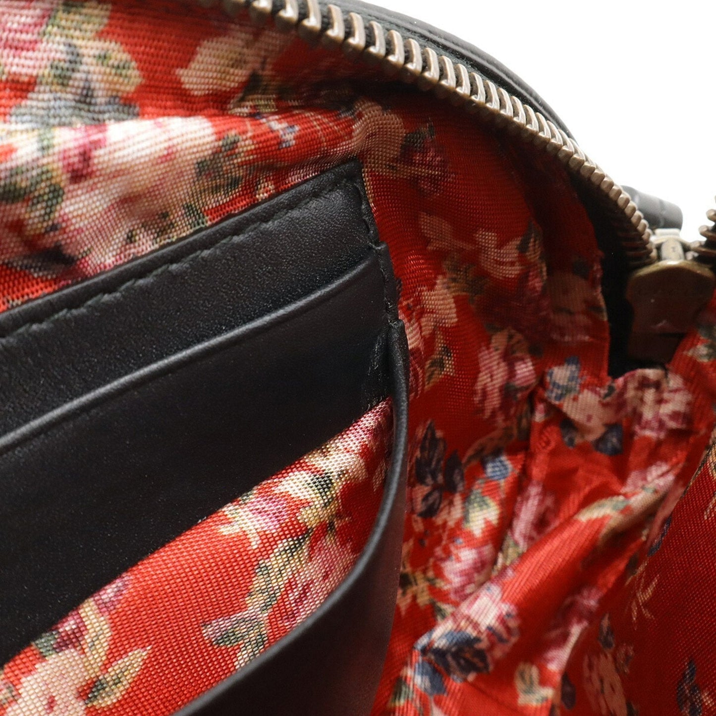 Gucci Black Yellow Patent Leather Rubber Pochette Shoulder Bag ( )
