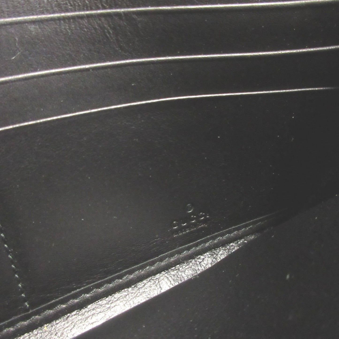 Gucci Black Suede Long Wallet (Bi-Fold) ( )