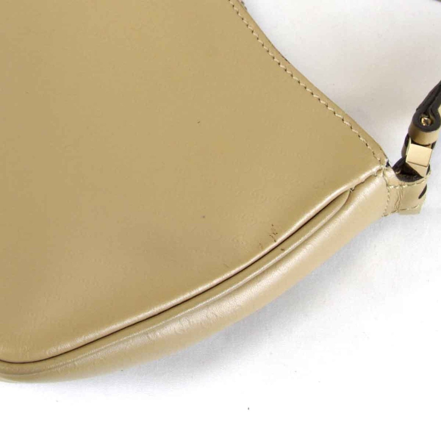 Gucci Beige Leather Shoulder Bag ( )