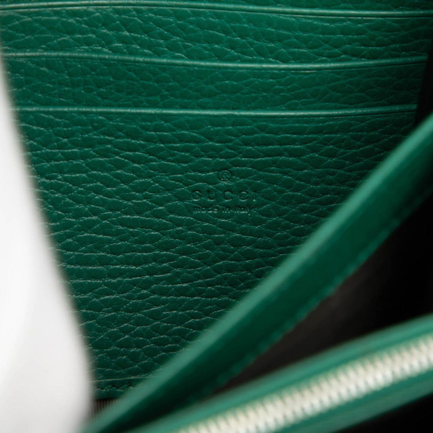 Gucci Green Leather Shoulder Bag ( )