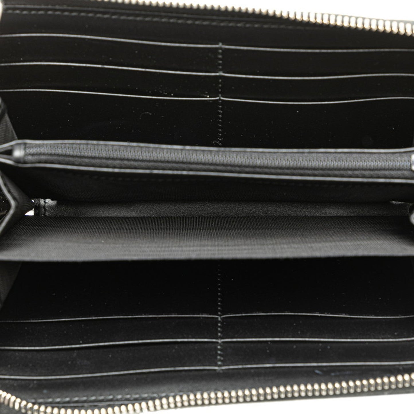 Gucci Black Leather Long Wallet (Bi-Fold)