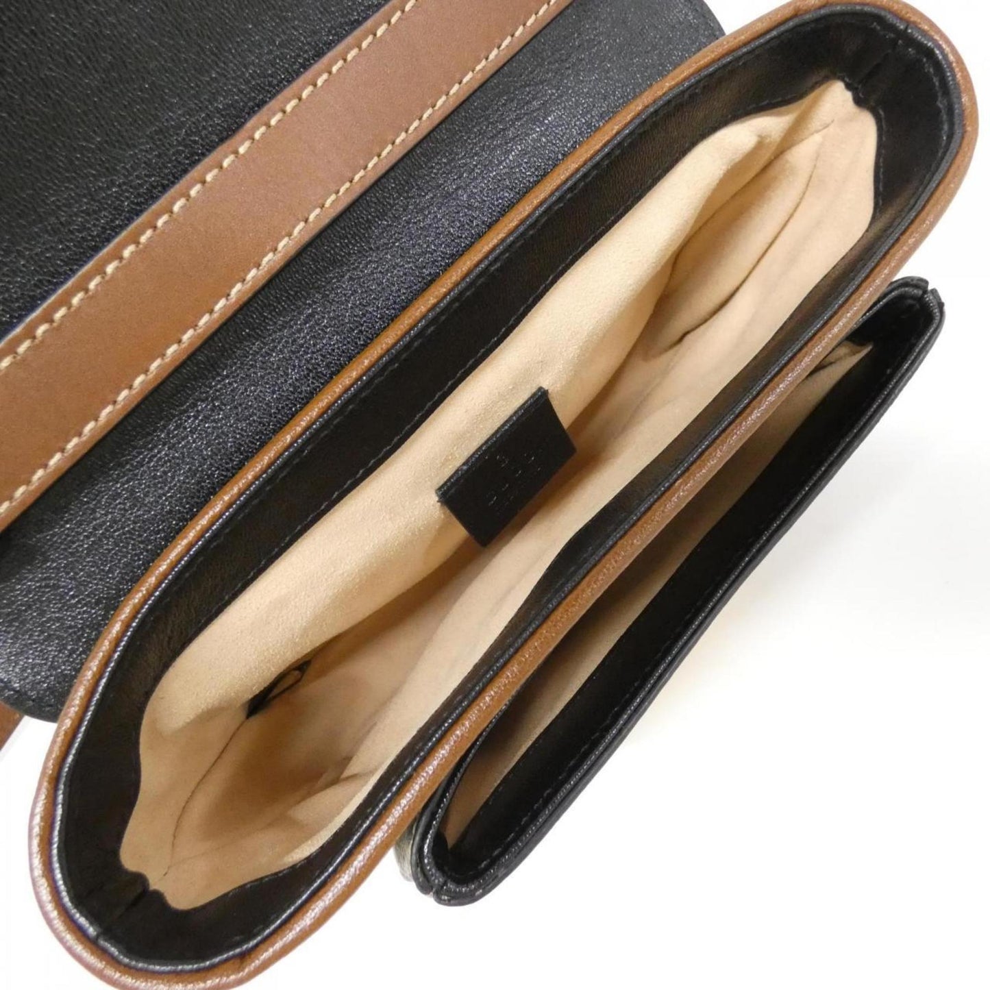 Gucci Beige Black Brown Gg Supreme Shoulder Bag ( )